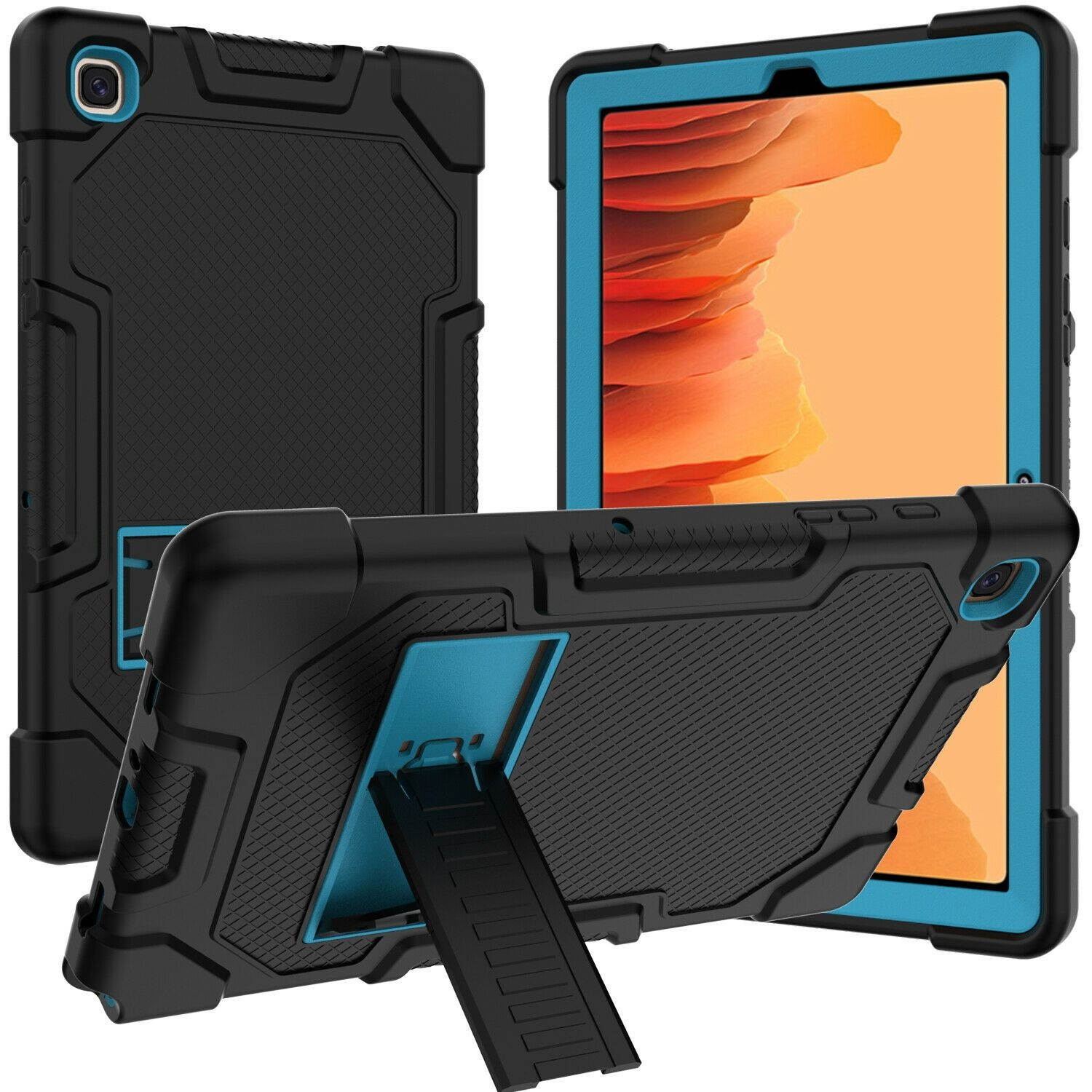 Samsung Galaxy Tab A7 10.4 ase Hybrid Heavy Duty Armor Stand Cover