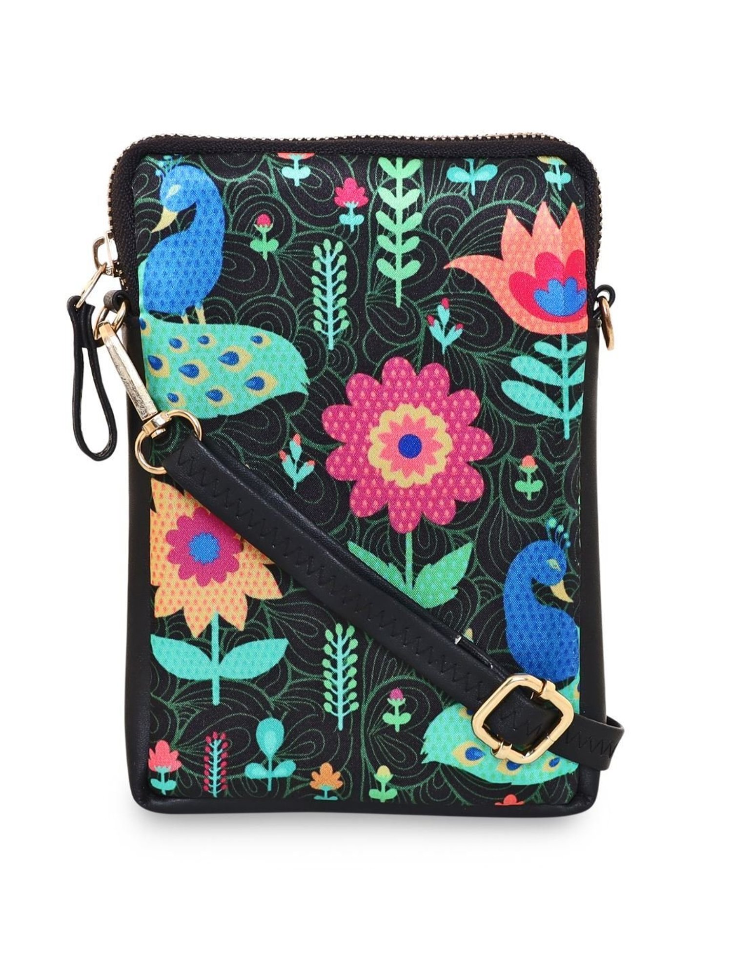 Sabhyata Multicolor Printed Small Cross Body Bag