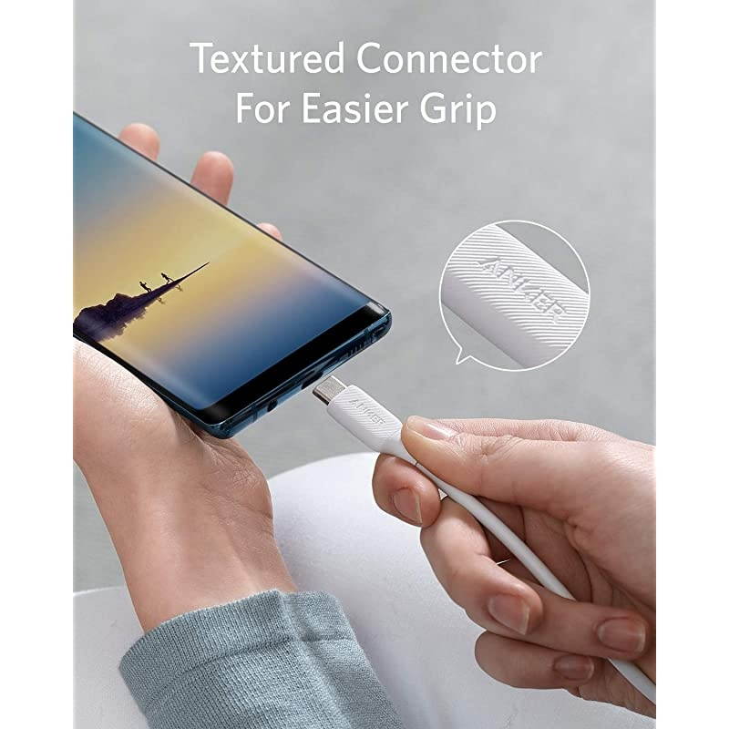 USB C Cable 60W 10ft  Powerline III USBC to USBC Cable 20 USB C Charger Cable for MacBook Pro 2020 iPad Pro 2020 iPad Air 4 Switch Galaxy S20 Plus S9 S8 Plus Pixel and More White