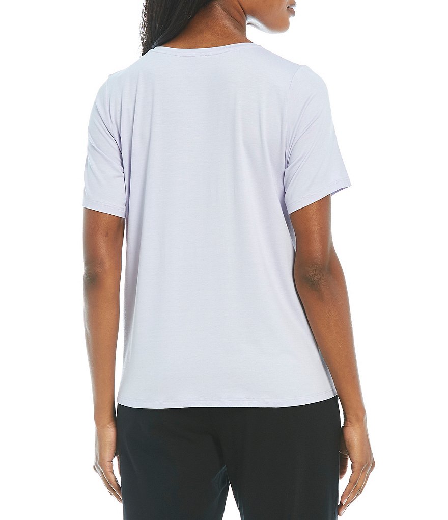 Eileen Fisher Jersey Crew Neck Short Sleeve Tee