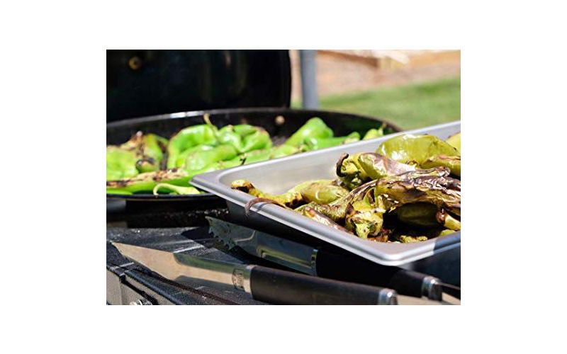 Yukon Glory Magnetic BBQ Grilling Tools Set, Extra Heavy Duty Stainless Steel with Powerful Embedded Magnets Allows Convenient Placement.