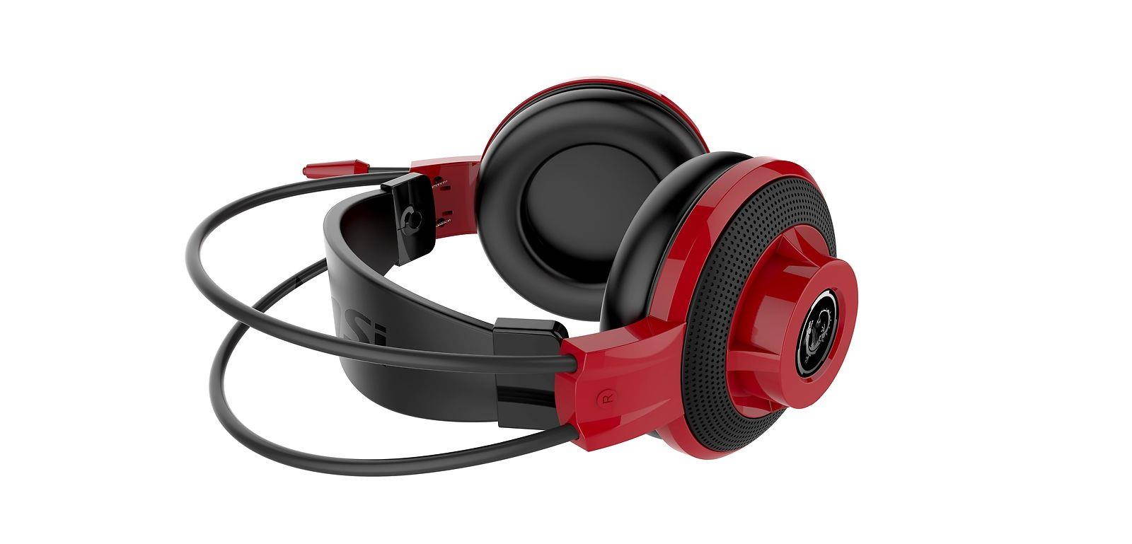 MSI DS501 GAMING Headset with Two 40mm Drivers for Quality Audio