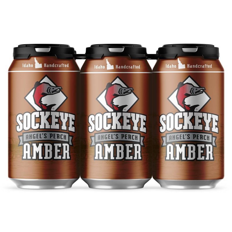 Sockeye Angel's Perch Amber Beer - 6pk/12 fl oz Cans