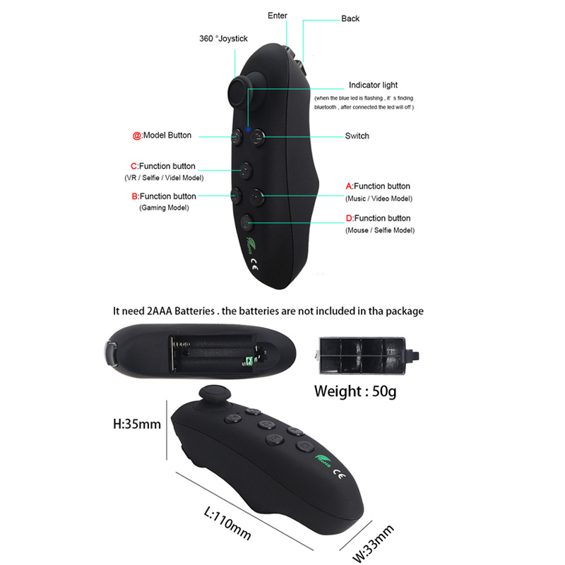 BOBOVR Z4 3D Glasses Google Cardboard Helmet Virtual Reality Headset Box BOBO VR For 4-6' Phone