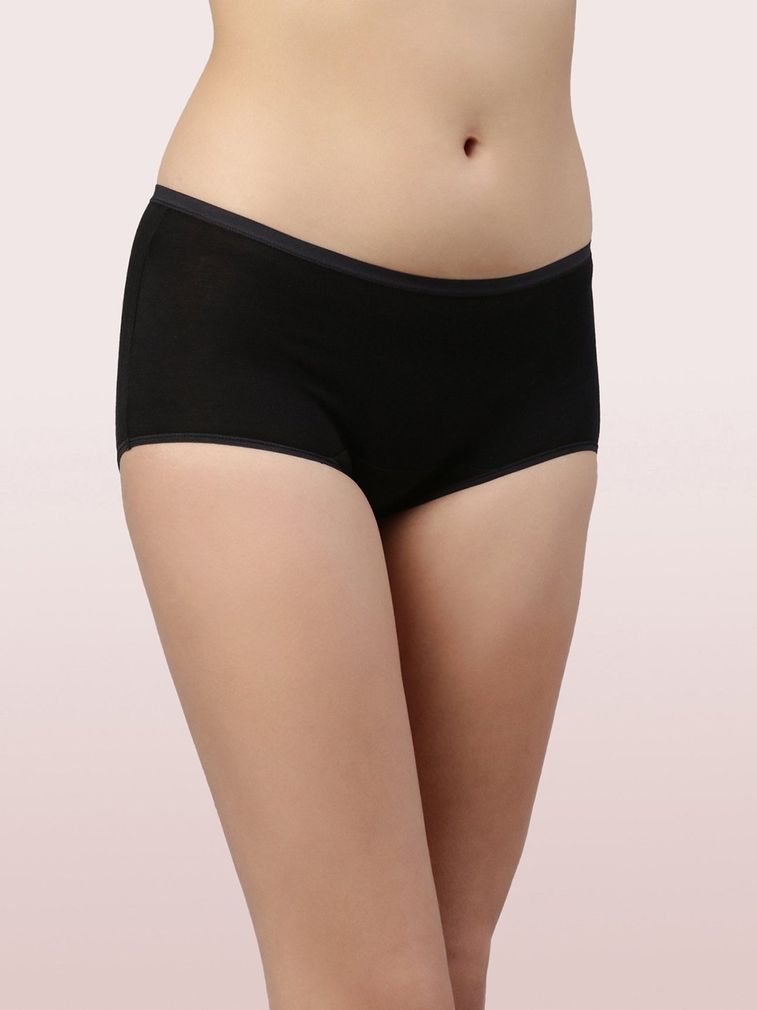 Enamor Black Boyshorts Panty