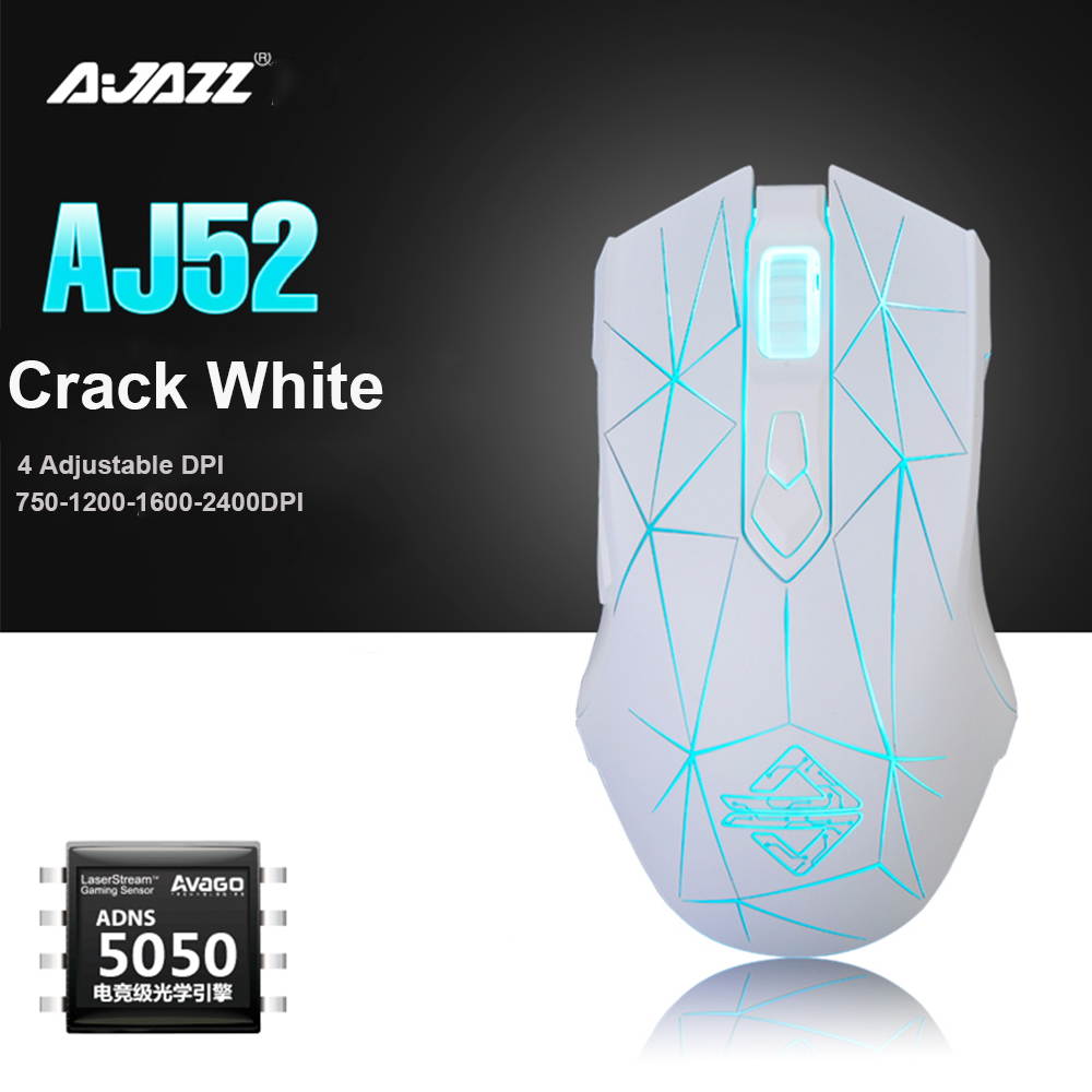 UrChoiceLtd&reg;USB Wired Mouse RGB Optical Ergonomics 7-Key 2400DPI Crack Athletics Gaming Mouse Laptop PC Computer Mouse