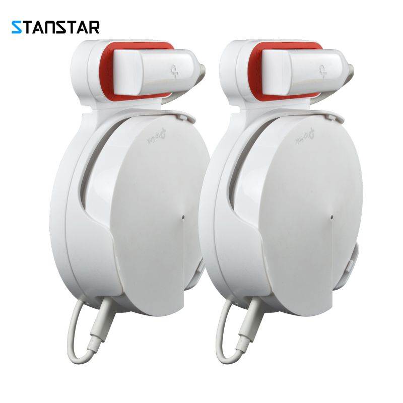 STANSTAR Wall Mount for TP-Link Deco M5 Whole Home Mesh WiFi System, Sturdy Bracket Holder for TP-Link Deco M5 Space Saving TP-Link Router Wall Holder Plug in Without Messy Wires or Screws(2pack)