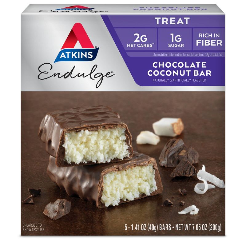 Atkins Endulge Chocolate Coconut Bar - 5ct