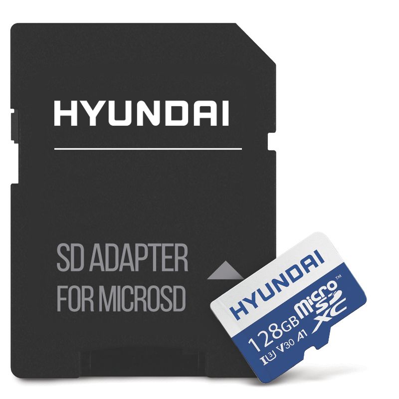 Hyundai MicroSD 128GB U3 4K Retail w/Adapter