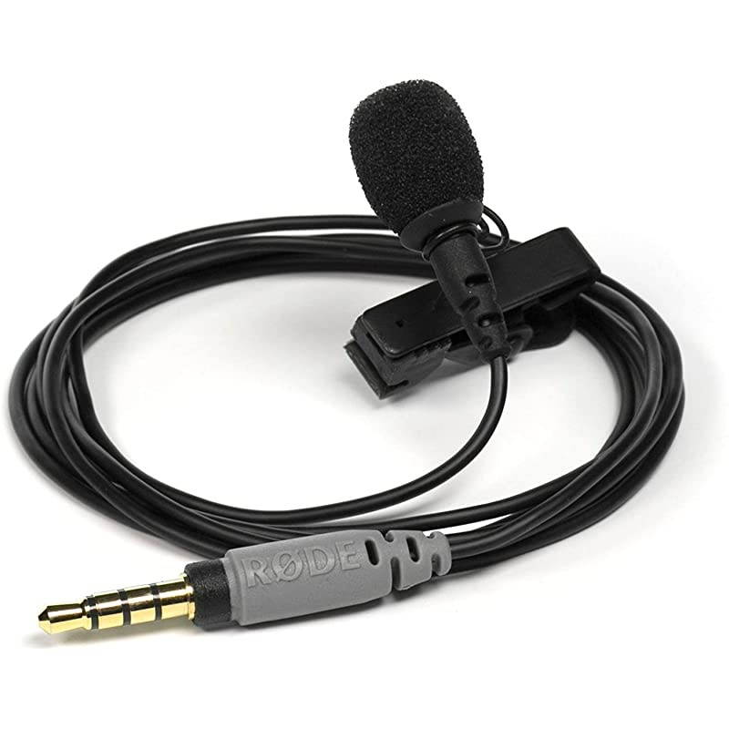 SmartLav+ Omnidirectional Lavalier Microphone for iPhone and Smartphones Black