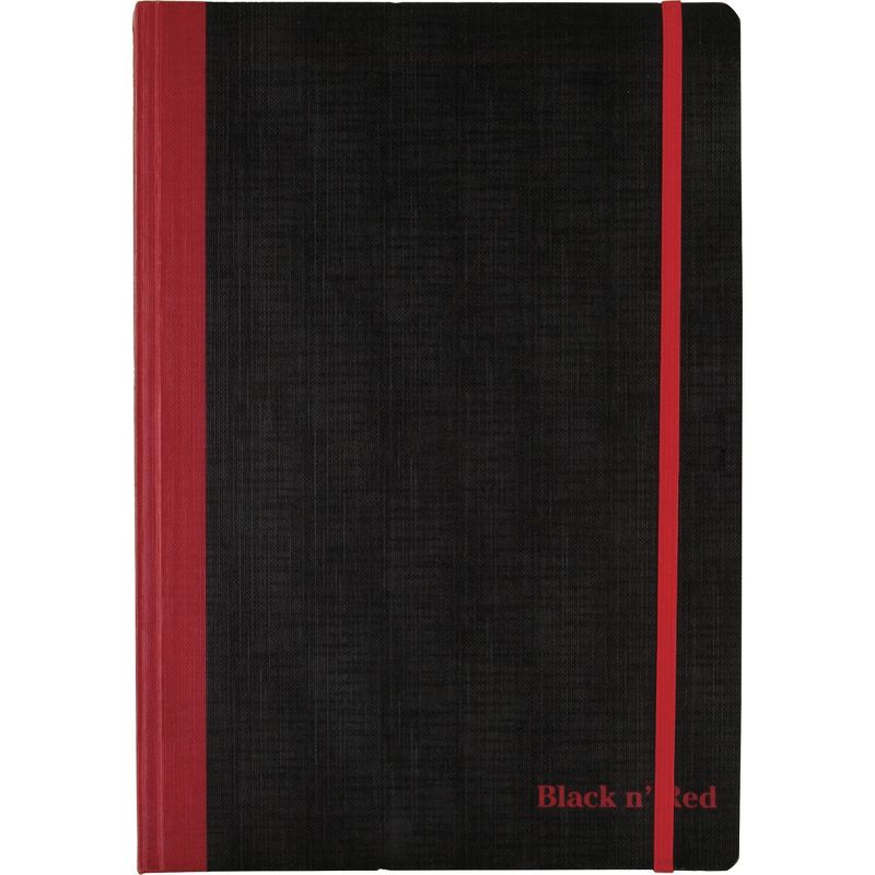 Black N' Red Notebook Case Bound 8-2/5"Wx3/5"Lx11-3/4"H Black/Red 400110478