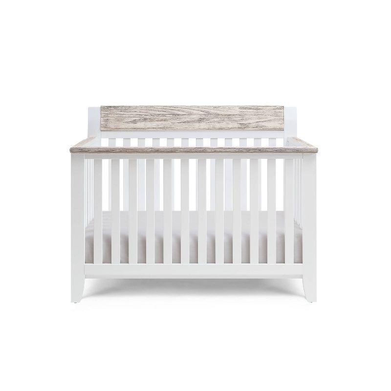 Suite Bebe Hayes Lifetime Crib and Toddler Guard Rail Bundle - White/Natural