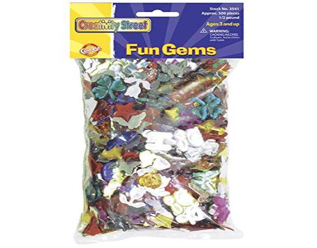 ChenilleKraft 1/2 lb Acrylic Gems - Acrylic - Assorted