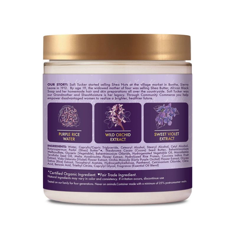 SheaMoisture Strength + Color Care Treatment Masque with Purple Rice Water - 8oz