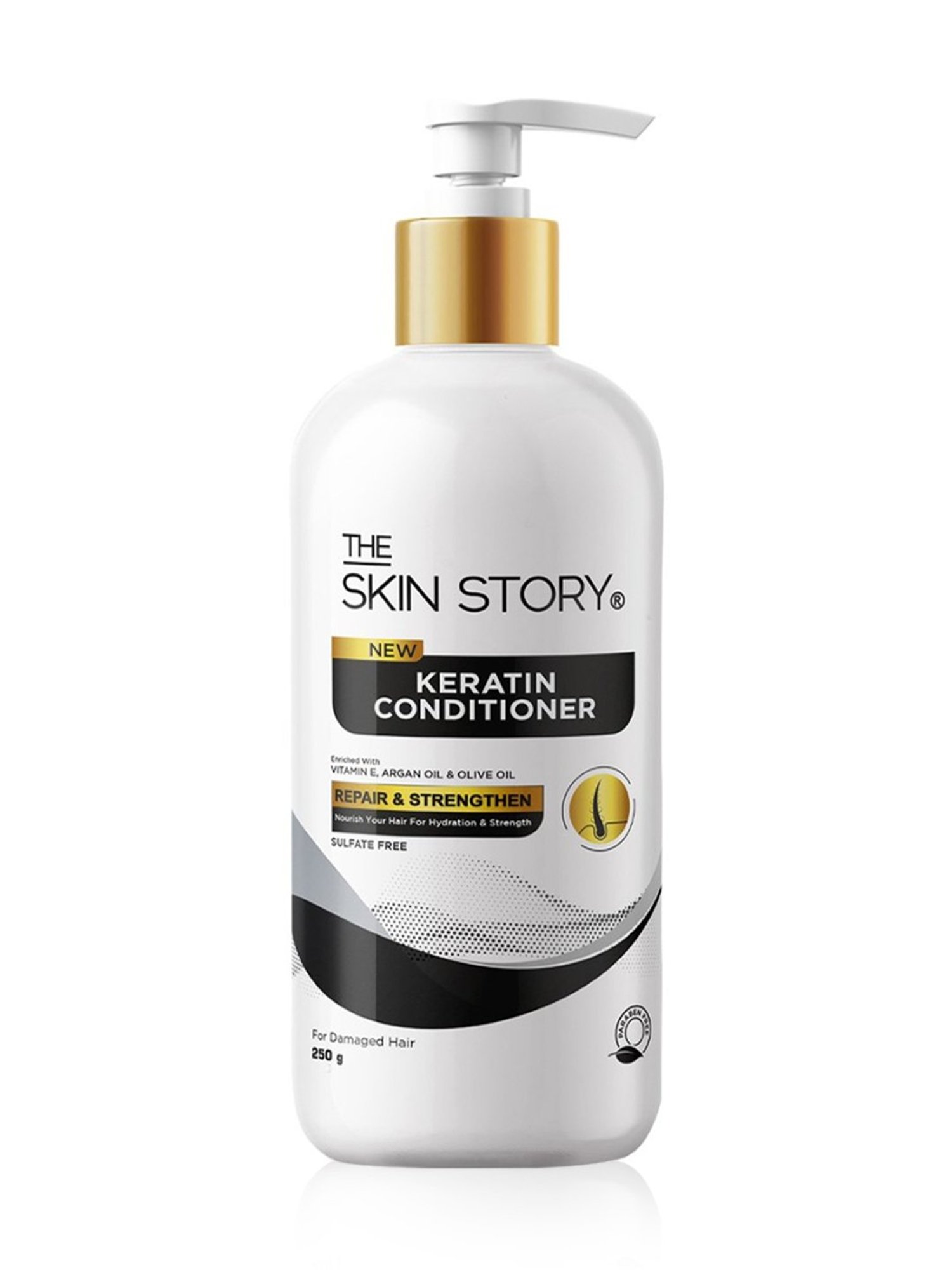 The Skin Story Vitamin E & Olive Oil Repair & Strengthen Keratin Conditioner - 250 gm