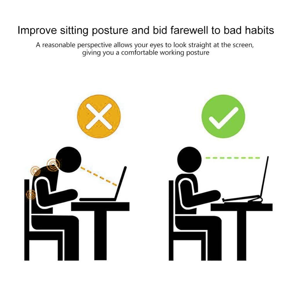 Fashion Simple Laptop Stand Mini Bracket Creative Desktop Computer Increased Shelf Cooling Base Pad Bracket Office Supply