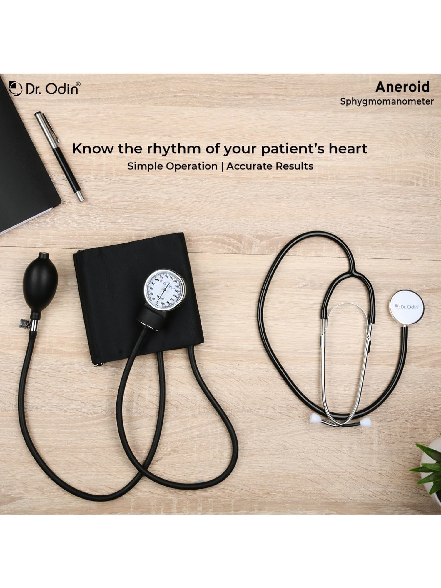 Dr. Odin OD-50A Sphygmomanometer (Black)