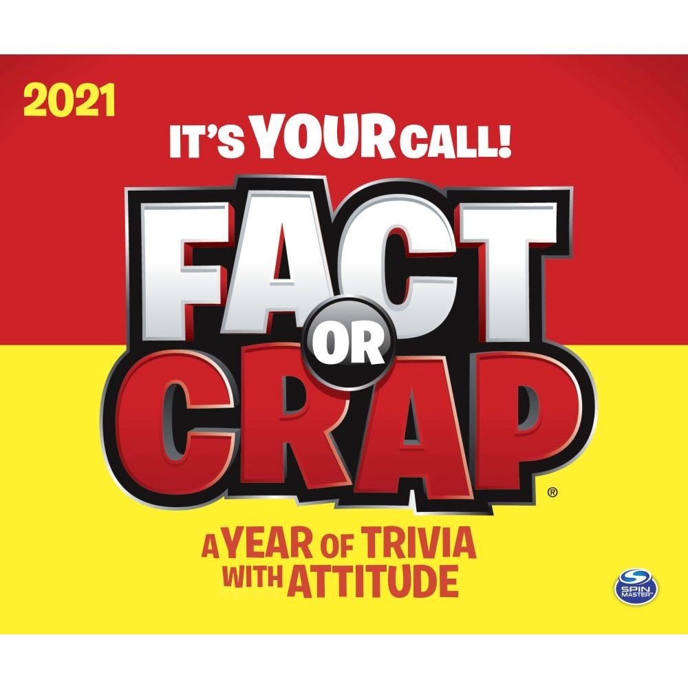 Calendar Ink,  Fact or Crap Desk Calendar 2021