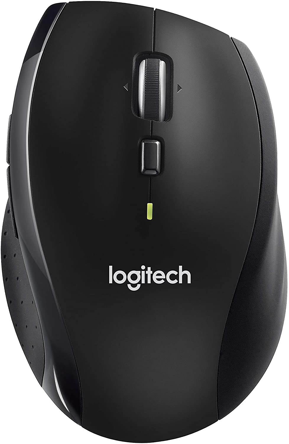 M705 Wireless Marathon Mouse for PC - Long 3 Year Battery Life, Ergonomic Shape with Hyper-Fast Scrolling and USB Unifying Receiver for Computer and Laptop - Black