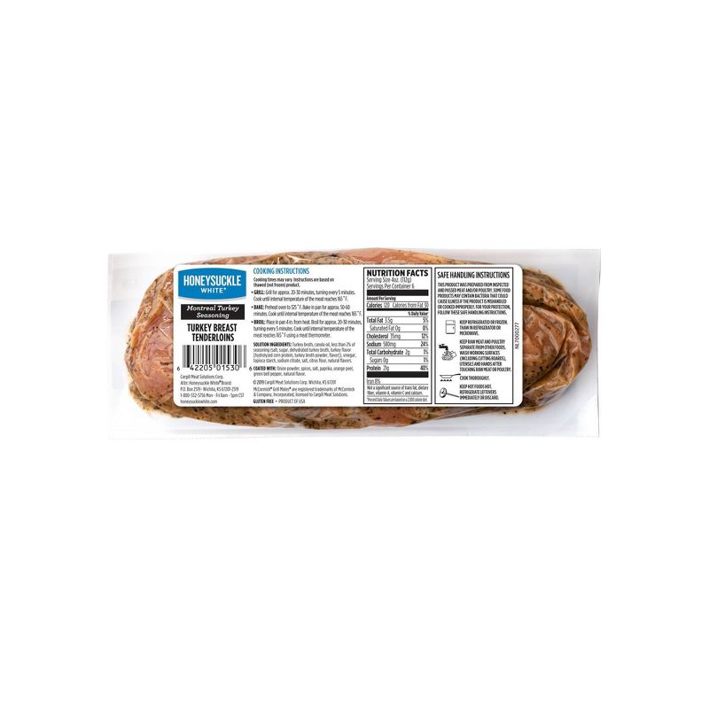 Honeysuckle White Montreal Turkey Tenderloin - 24oz