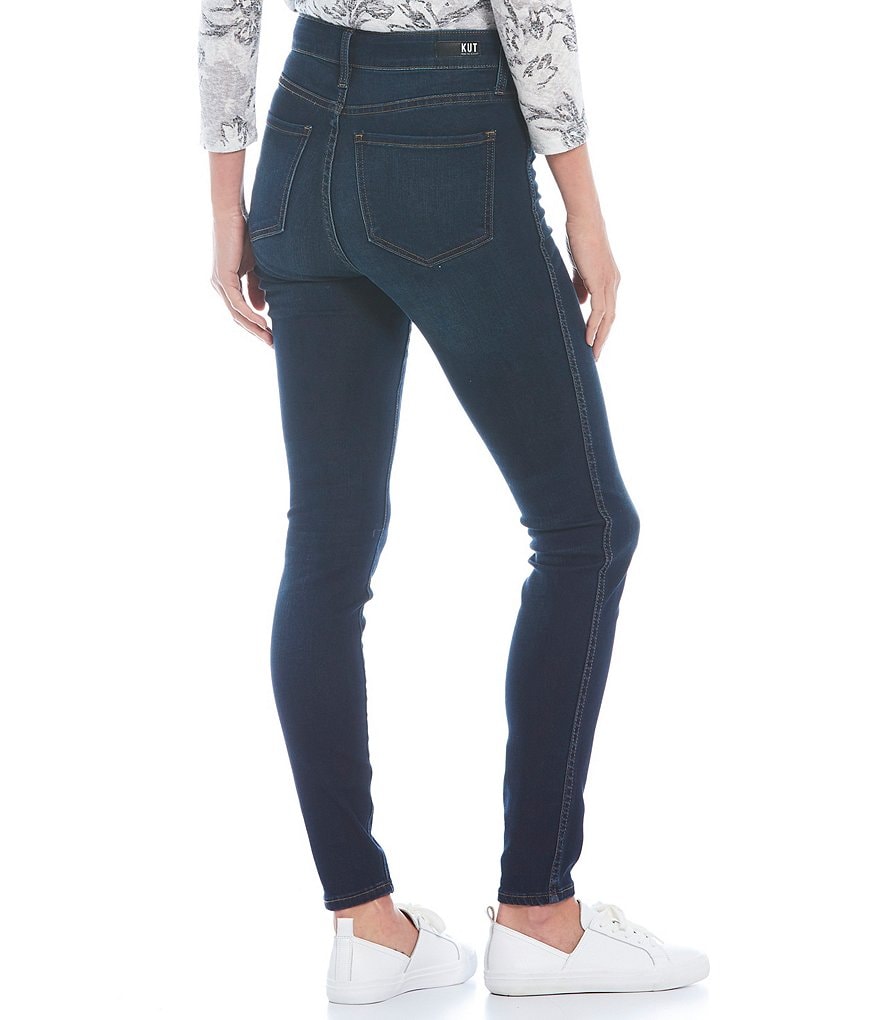 KUT from the Kloth Mia High Rise Fab Ab Fit Technique Toothpick Skinny Jeans
