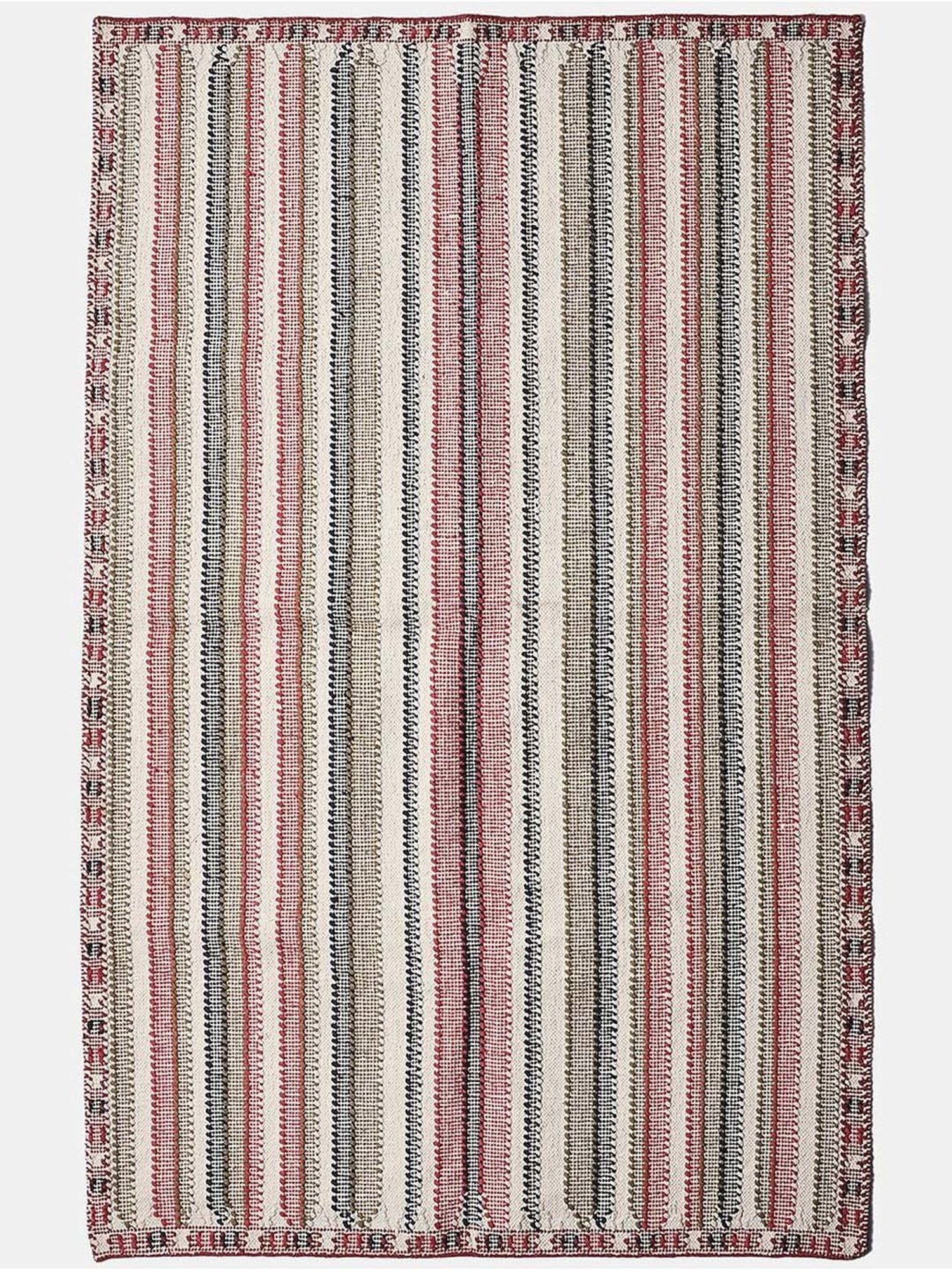 Bianca Red Microfibre Non-Slip Rug