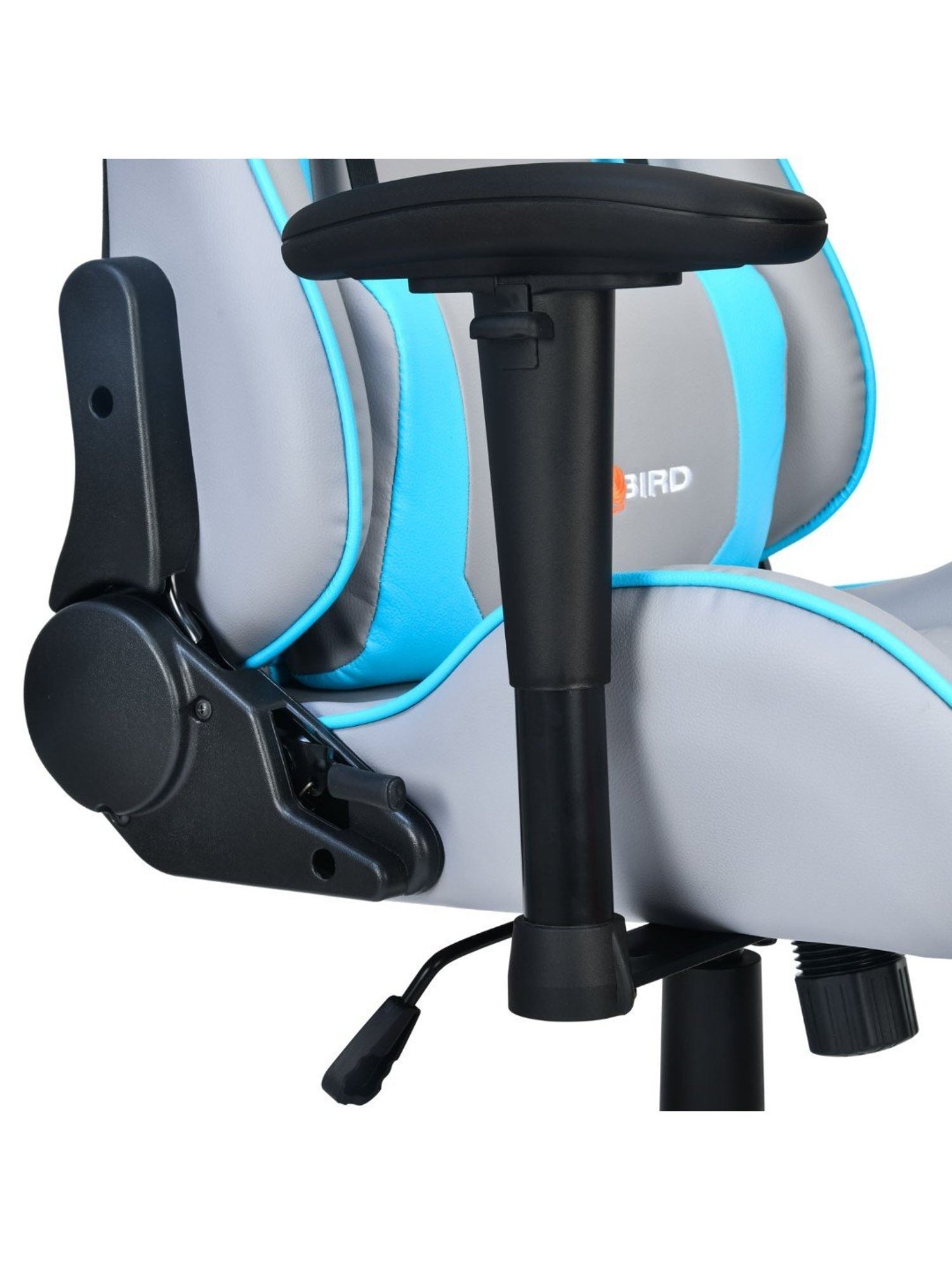 Nilkamal Athena Grey & Turquoise Leather Gaming Chair