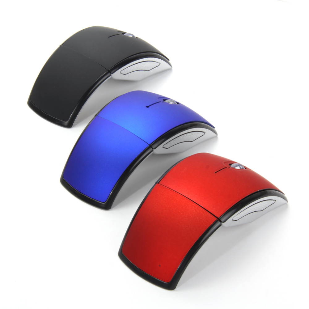 Foldable 2.4GHz Wireless Mouse mouse for the PC computer mouse Foldable Folding Mouse/Mice + USB 2.0 Receiver for PC Laptop