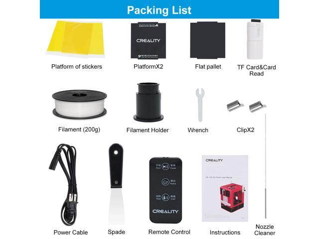 Creality Cr-100 Mini 3D Printer with Fully Assembled and Intelligent Leveling, Best for Kids Children Beginner Students STEM Educational Toys