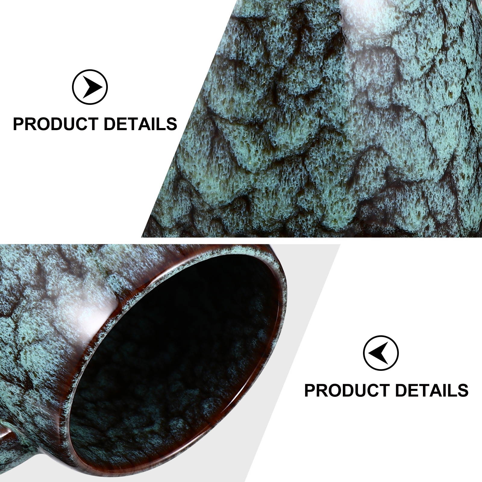 Retro Water Mug Practical Office Ceramic Cup Household Coffee Cup Water Cup