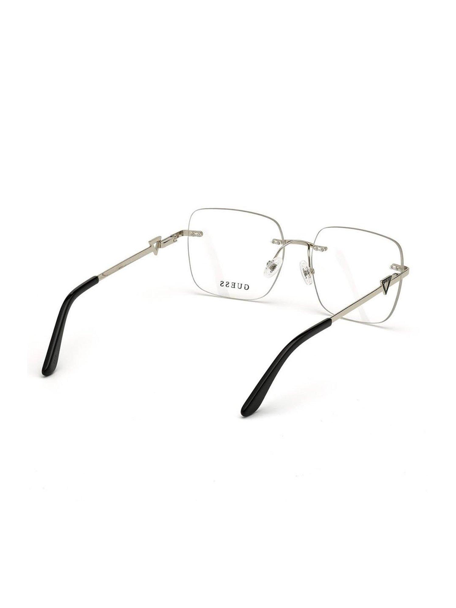 Guess Silver Square Eye Frames for Women