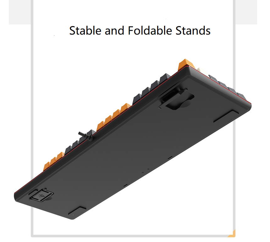 A-jazz Robo Cop Pro Version N-key Rollover Ergonomic Design,Cool Exterior USB Wired  Mechanical Gaming Keyboard , PBT Keycaps-Pencil Blue