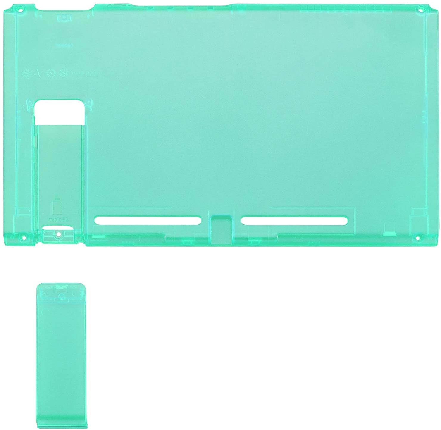 eXtremeRate Emerald Green Console Back Plate DIY Replacement Housing Shell Case for Nintendo Switch Console with Kickstand &ndash; JoyCon Shell NOT Included