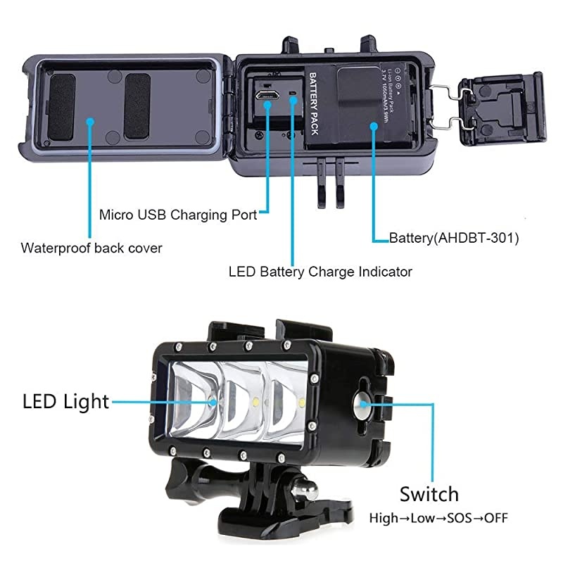 Upgraded Diving Waterproof Case Protective Housing Cover with Control Button for DJI OSMO Pocket Accessories