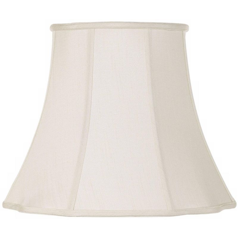 Springcrest Off-White White Drum Lamp Shade Modern Silver Circles 15x16x11 - Spider