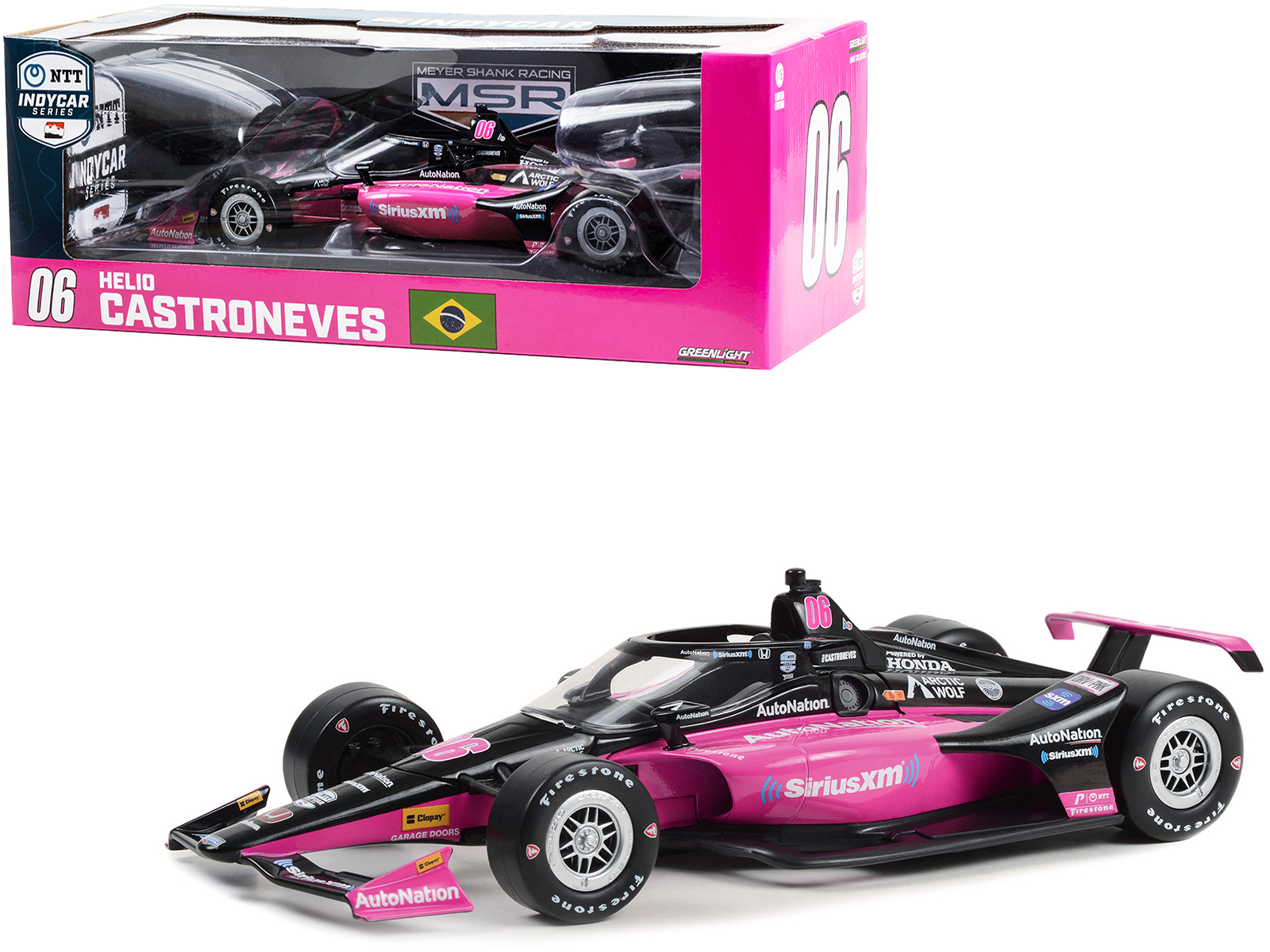 Dallara IndyCar #2 Josef Newgarden "Shell Oil" Team Penske Winner "108th Indianapolis 500 - NTT IndyCar Series" (2024) 1/64 Diecast Model Car by Greenlight