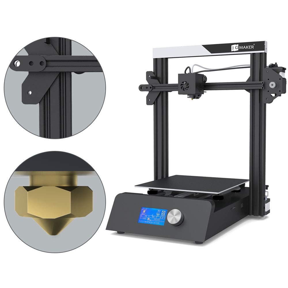 2020 New X5SA Pro 3D Printer High Precision Large Build Size Double Axis External Guide Rail and Titan Extruder, TRONXY 3D Printer