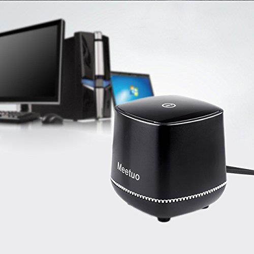 Wired Speaker, Portable Travel Loudspeaker with Novel Modeling/Mini Box Stereo Powered Home Audio with USB Plug for Notebook,Laptop,PC,Desktop Tablet (Black)