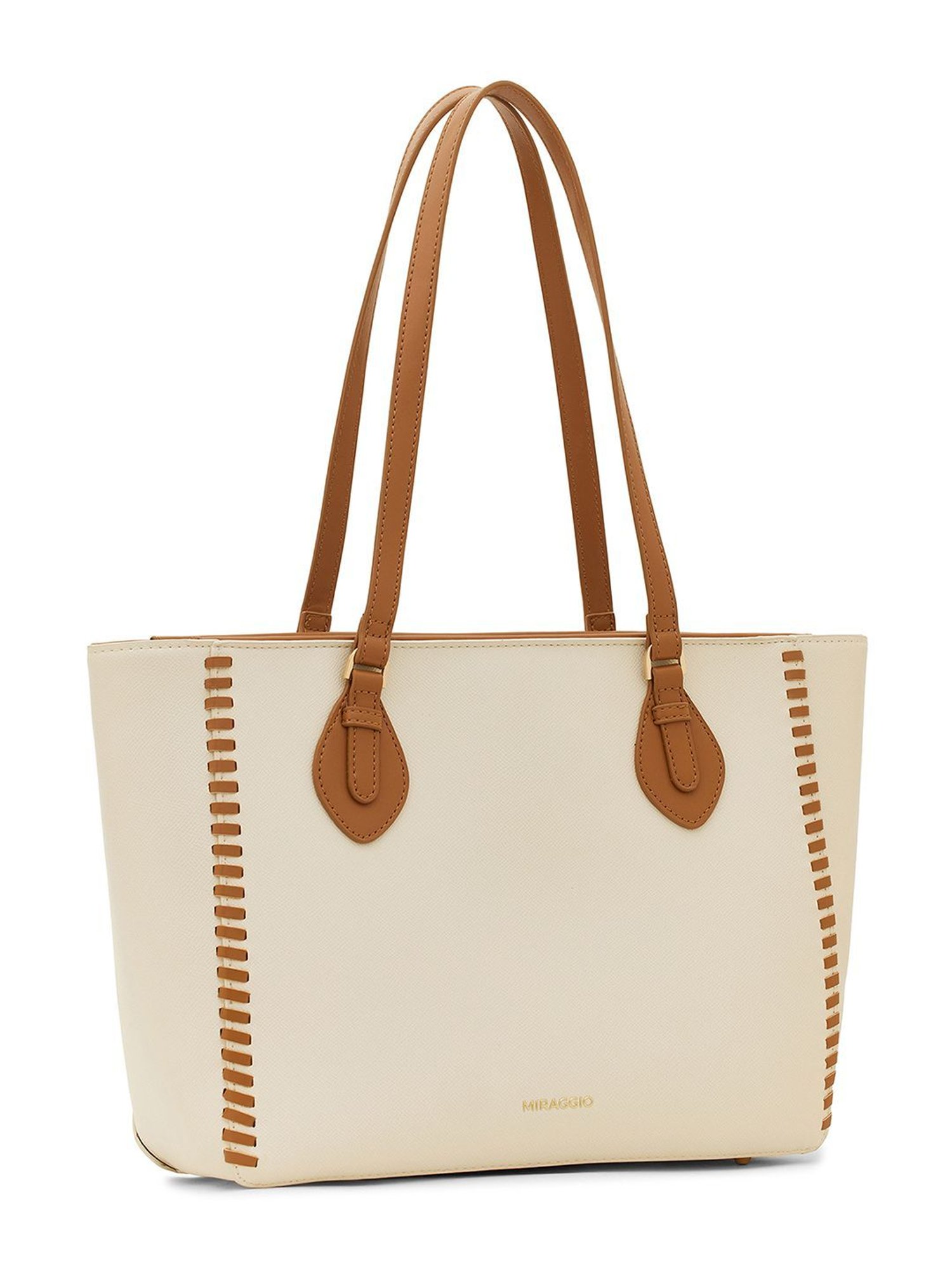 Miraggio Karen Ivory Large Tote Bag
