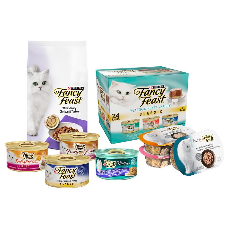 Purina Fancy Feast Classic Paté Gourmet Wet Cat Food Tender Turkey Feast Kitten - 3oz