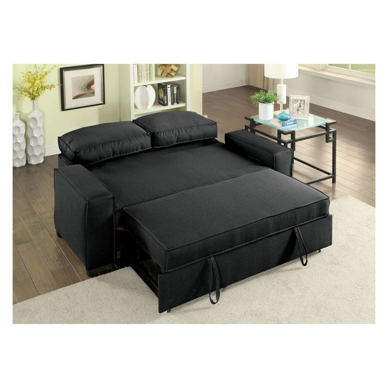 Isbell Contemporary Fabric Sofa Bed Warm Gray - HOMES: Inside + Out