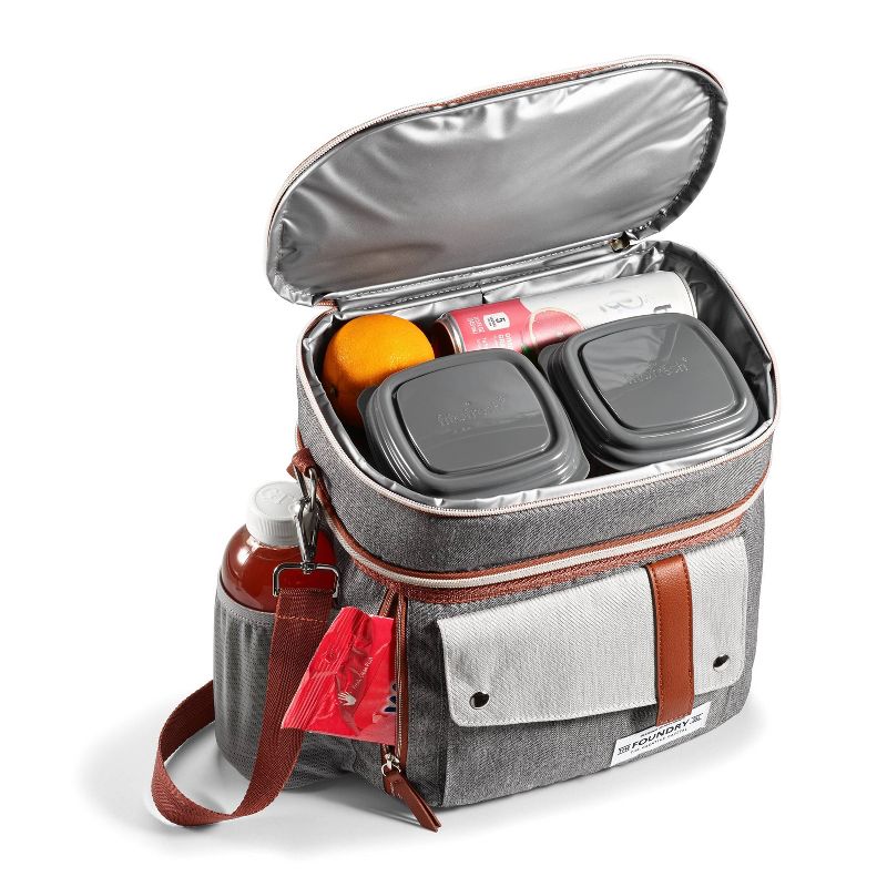 Fit & Fresh Foundry Wickenden Lunch Kit Set - Gray