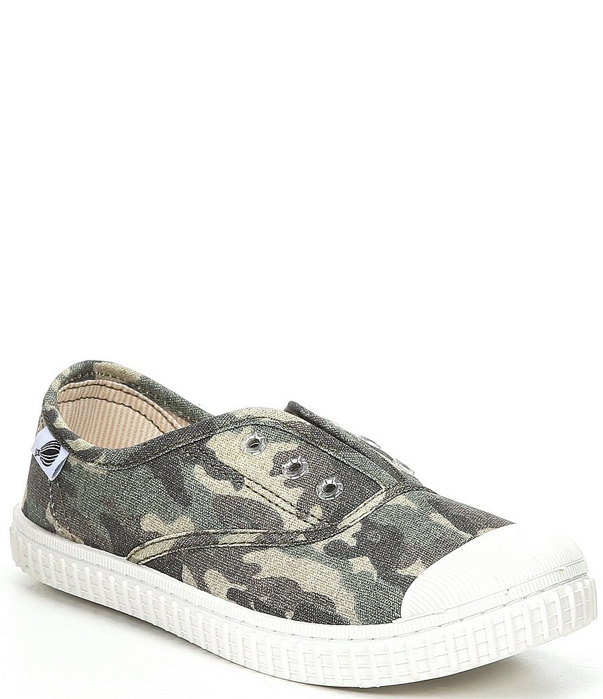 Copper Key Adventure Wear Kids' Budeee-A Washable Eyelet Camo Print Sneakers (Youth)