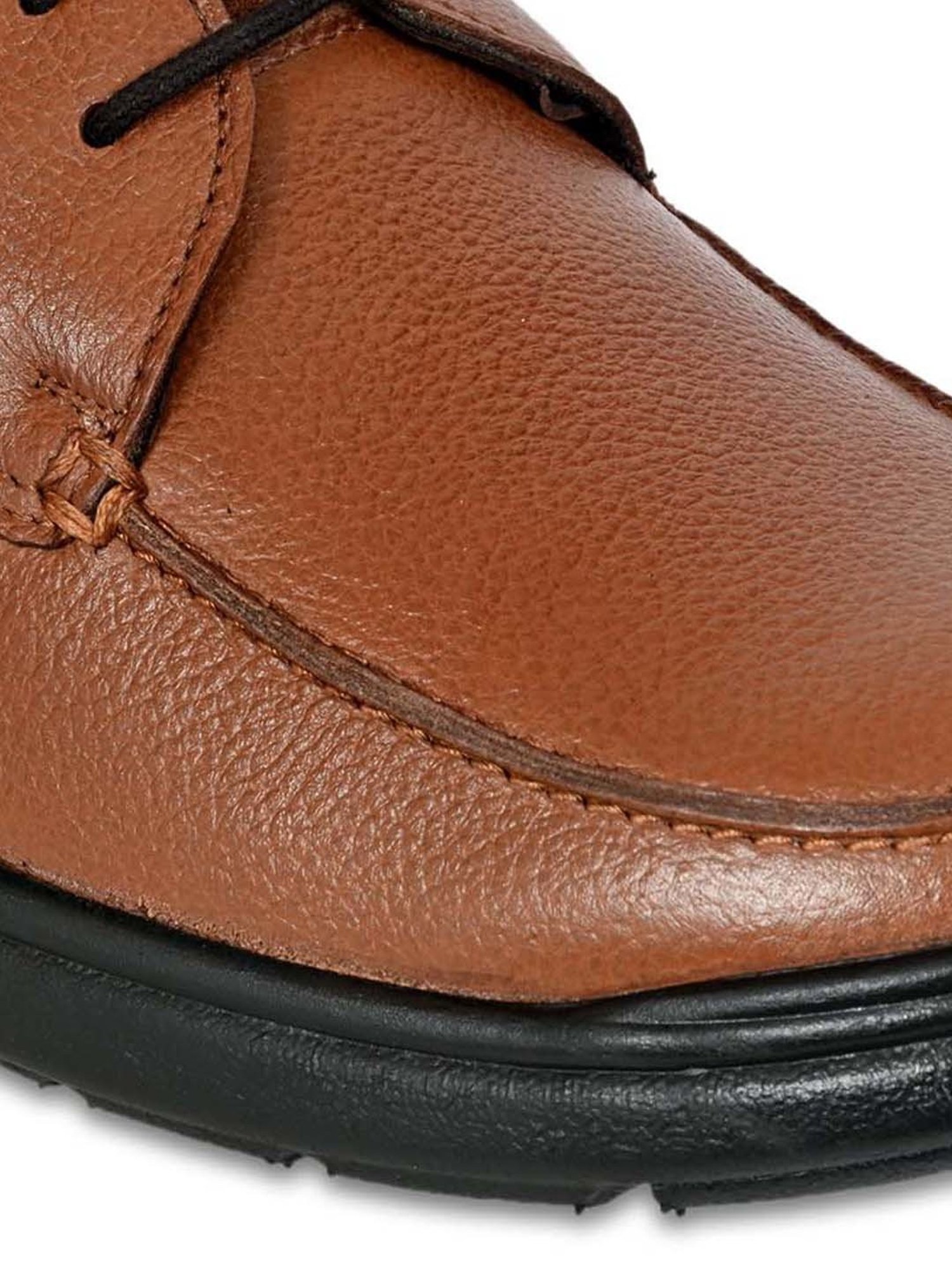Allen cooper Men's Tan Derby Shoes