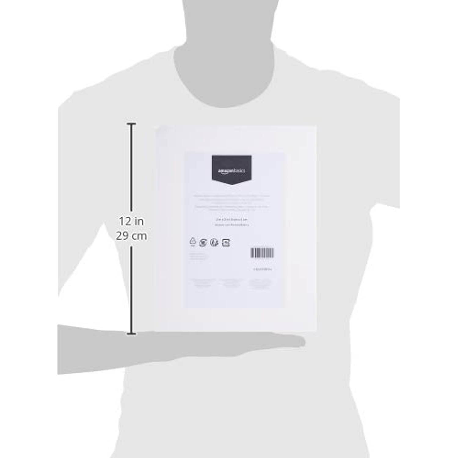 AmazonBasics Square Labels for Laser & Inkjet Printers, Print-to-The-Edge, 2" x 2", 120-Pack