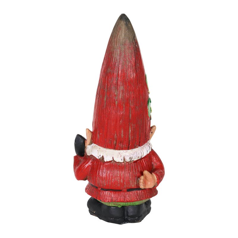 10.43" Resin Garden Gnome Red - Exhart