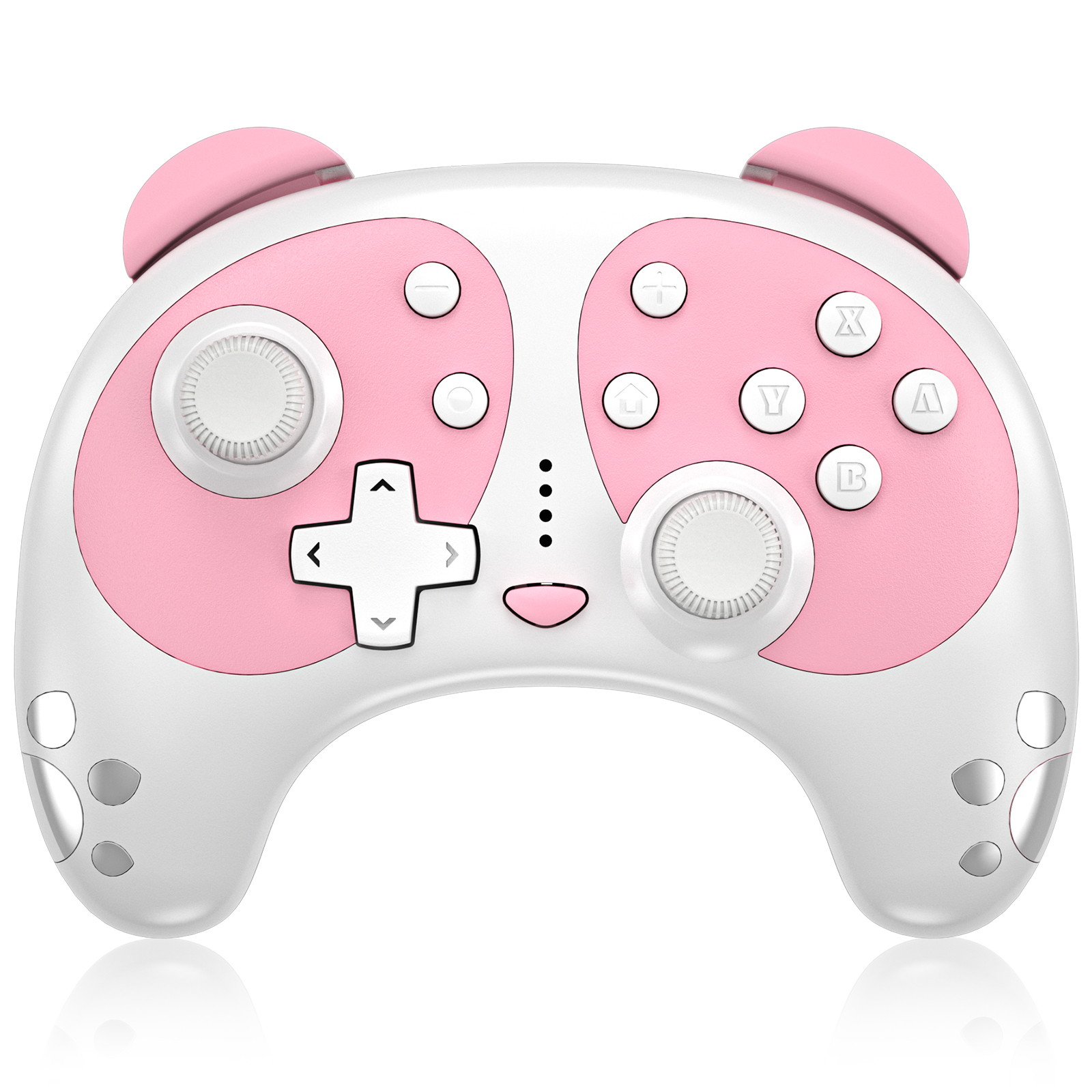 Wireless Controller for Nintendo Switch, STOGA Panda Cute Switch Pro Controller Compatible with Switch Lite/PC with NFC Wake-up Function, Support Motion Control Turbo Vibration