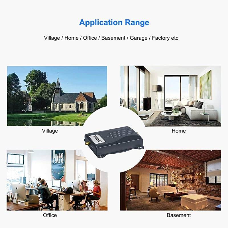 Cell Phone Signal Booster 4G LTE Signal Booster T-Mobile US Cellular 700Mhz Band 12/17 ATT Cell Phone Booster Mobile Signal Amplifier Repeater Extender for Home - Support Multiple Users