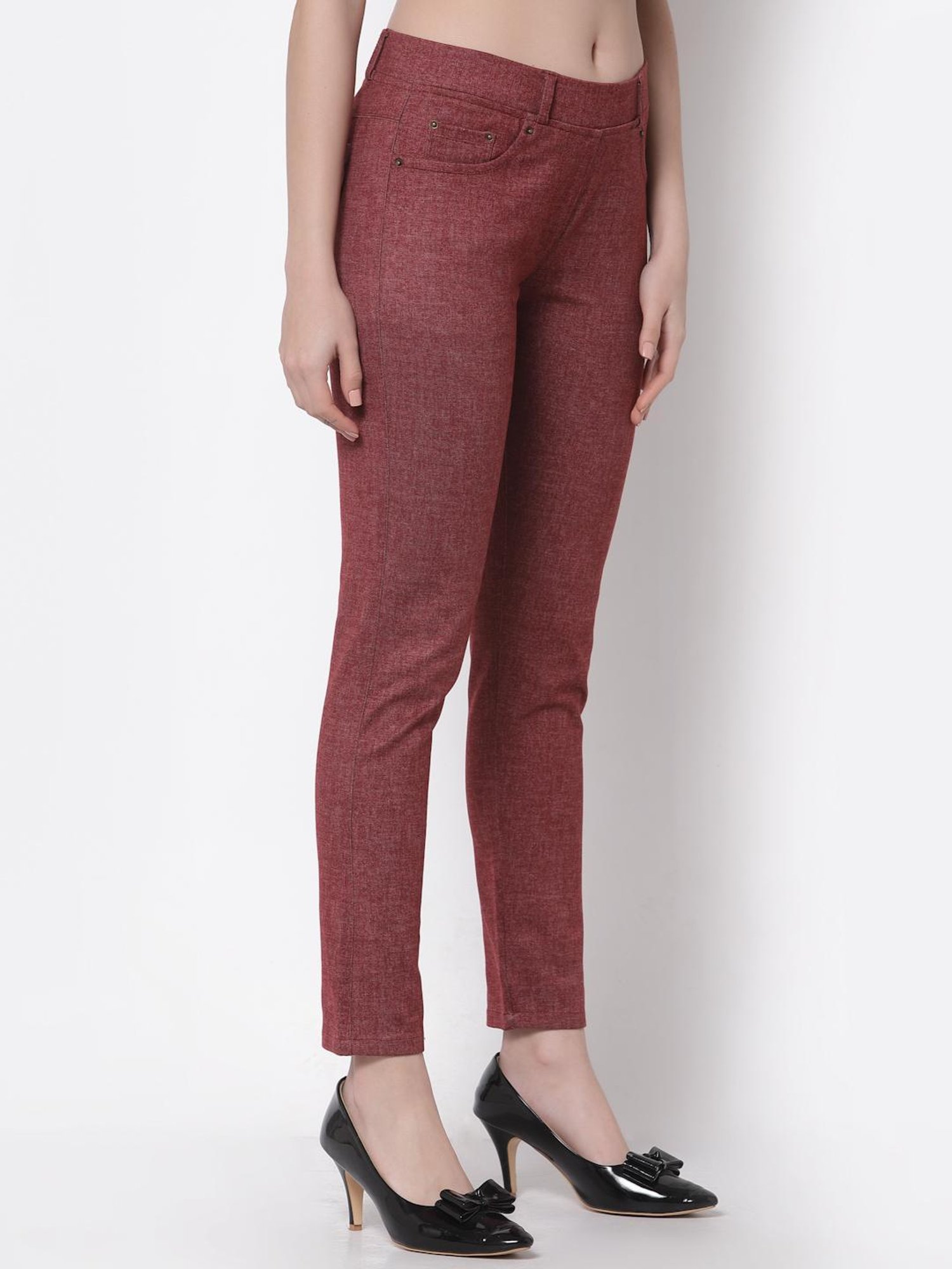 Westwood Brick Rust Skinny Fit Jeggings