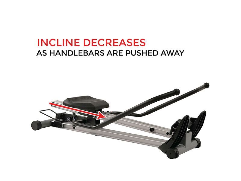 Sunny Health & Fitness Incline Slide Rower